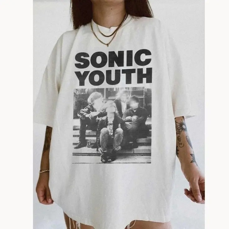 Janieren Shirts Sonic Youth Shirt Rock Band Sonic Youth Bad Moon Rising Tee Hoodie, Sweatshirt | RetroVerseTees.com