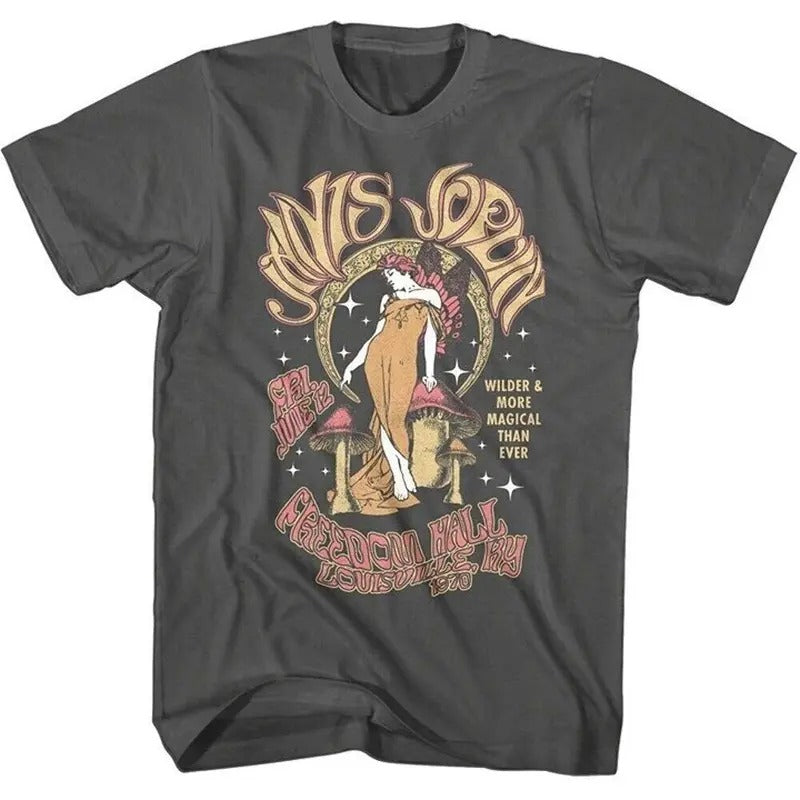 Janis Joplin Magical Than Ever Men's T Shirt Unisex Full Size Menswear Top Hoodie, Sweatshirt | RetroVerseTees.com