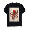 Japanese traditional Japanese calligraphy octopus T-shirt Made in USA Hoodie, Sweatshirt | RetroVerseTees.com