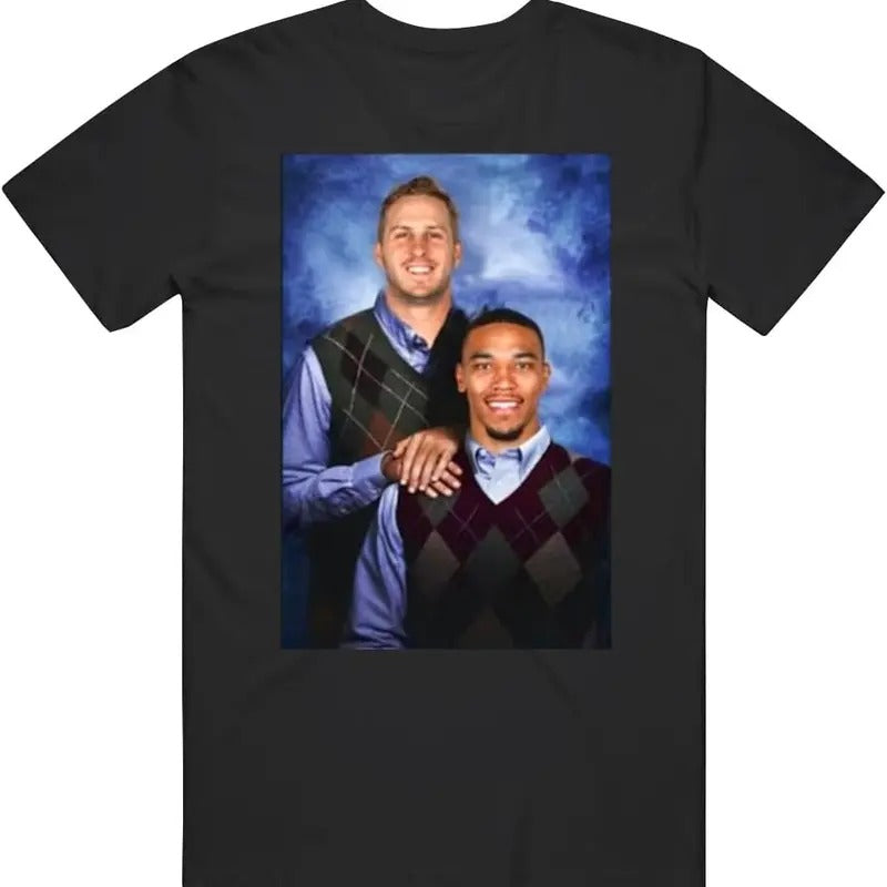 Jared Goff Aman St Brown Stepbrothers T Shirt Hoodie, Sweatshirt | RetroVerseTees.com