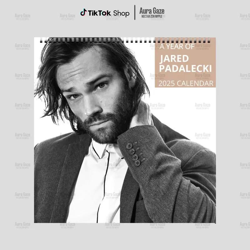 Jared Padalecki 2025 Wall Calendar, Fan Gift Monthly Planner, Supernatural Gift, Fan Merch Celebrity Decor, Perfect...