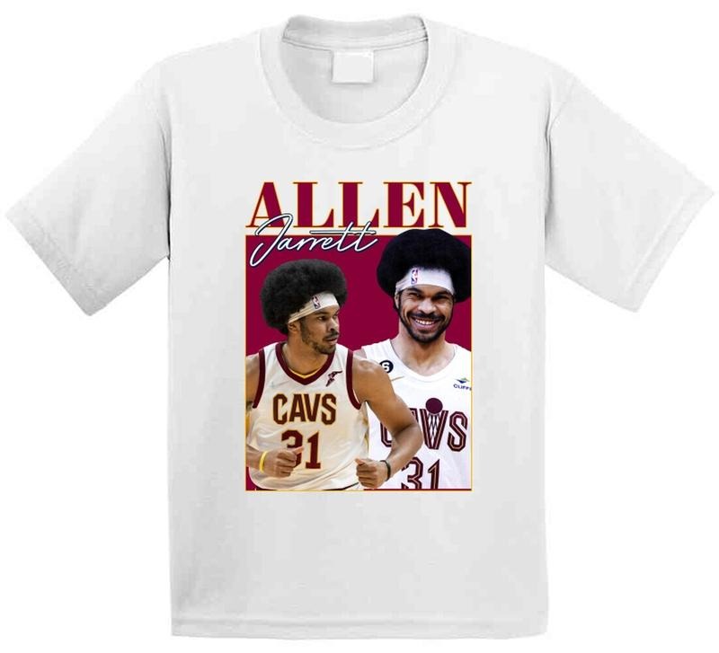 Jarrett Allen 90S Style T-Shirt, 100% Cotton Unisex Shirt, Gift For Fan Hoodie, Sweatshirt | RetroVerseTees.com