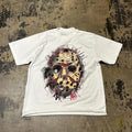 Jason's Mask T-Shirt, Personalized street style loose printed T-shirt, Vintage Graphic Crewneck Tshirt Hoodie, Sweatshirt