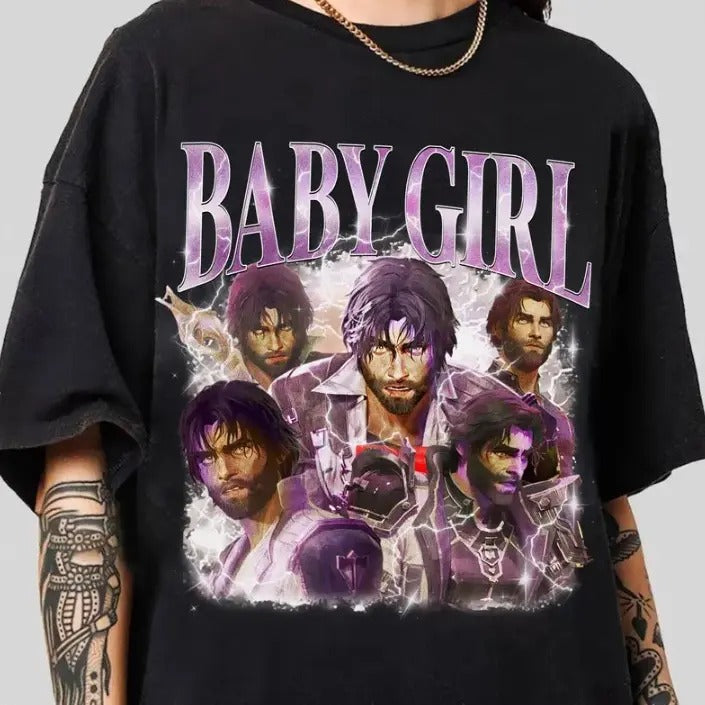 Jayce Arcane Baby Girl Tee, Jayce Arcane Shirt, Jayce Arcane Merch, Pop Culture Shirt Hoodie, Sweatshirt | RetroVerseTees.com