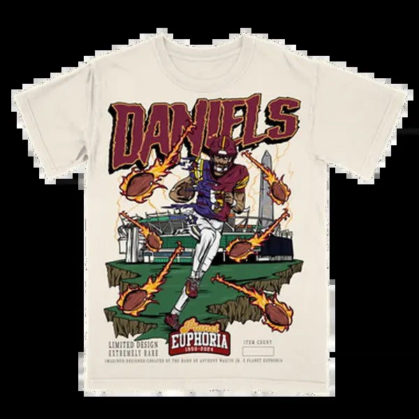 Jayden Daniels Tee Hoodie, Sweatshirt | RetroVerseTees.com