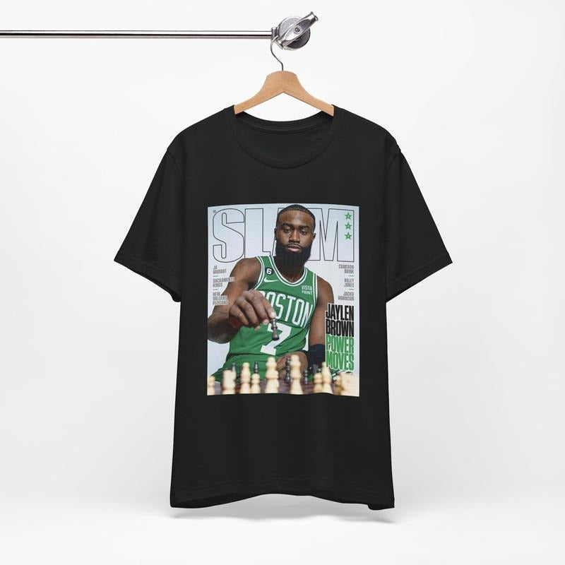 Jaylen Brown Slam Basketball T-Shirt, Boston Clothes Finals Gift, Gift For Fan Hoodie, Sweatshirt | RetroVerseTees.com