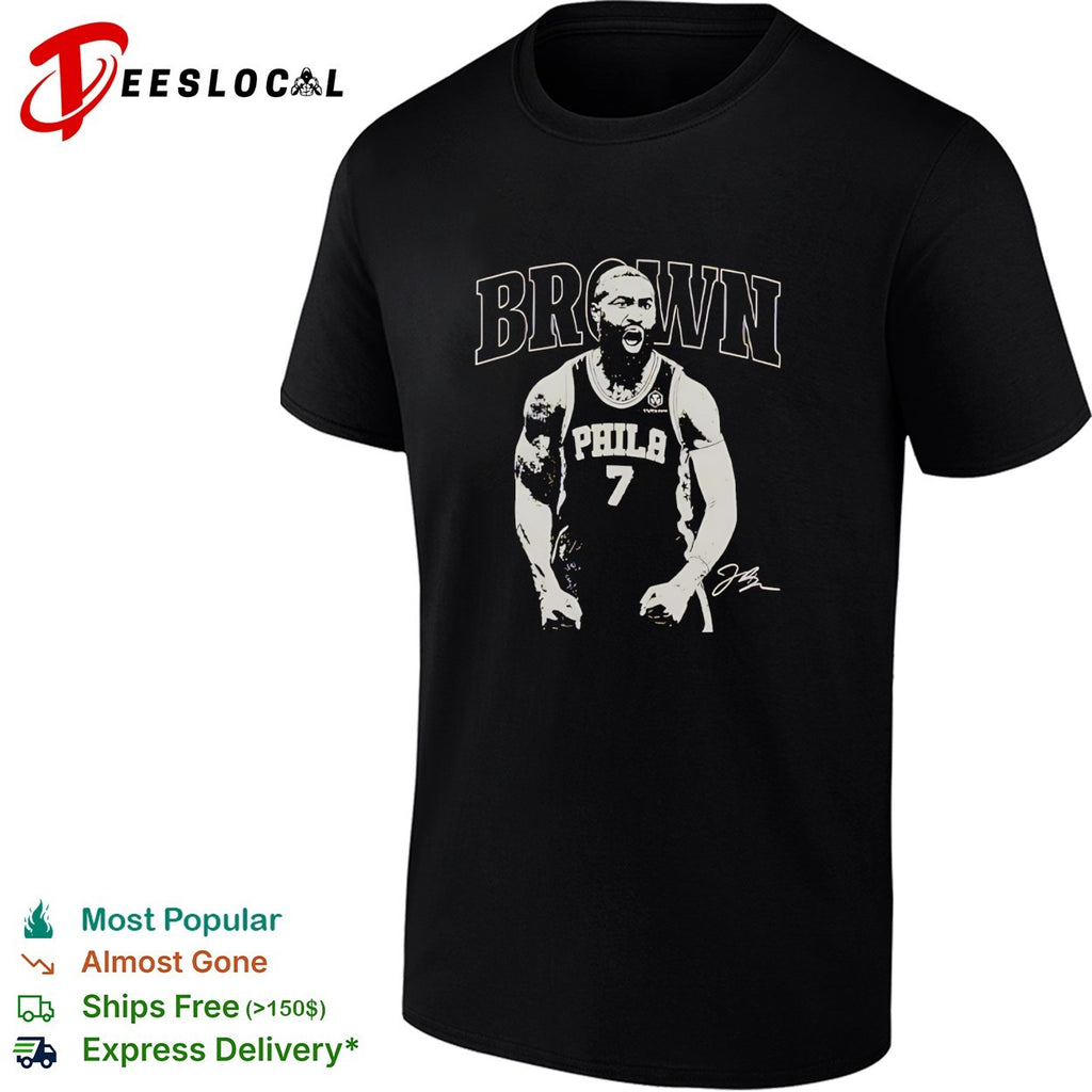 Jaylen Brown number 7 Philadelphia 76ers basketball signature shirt