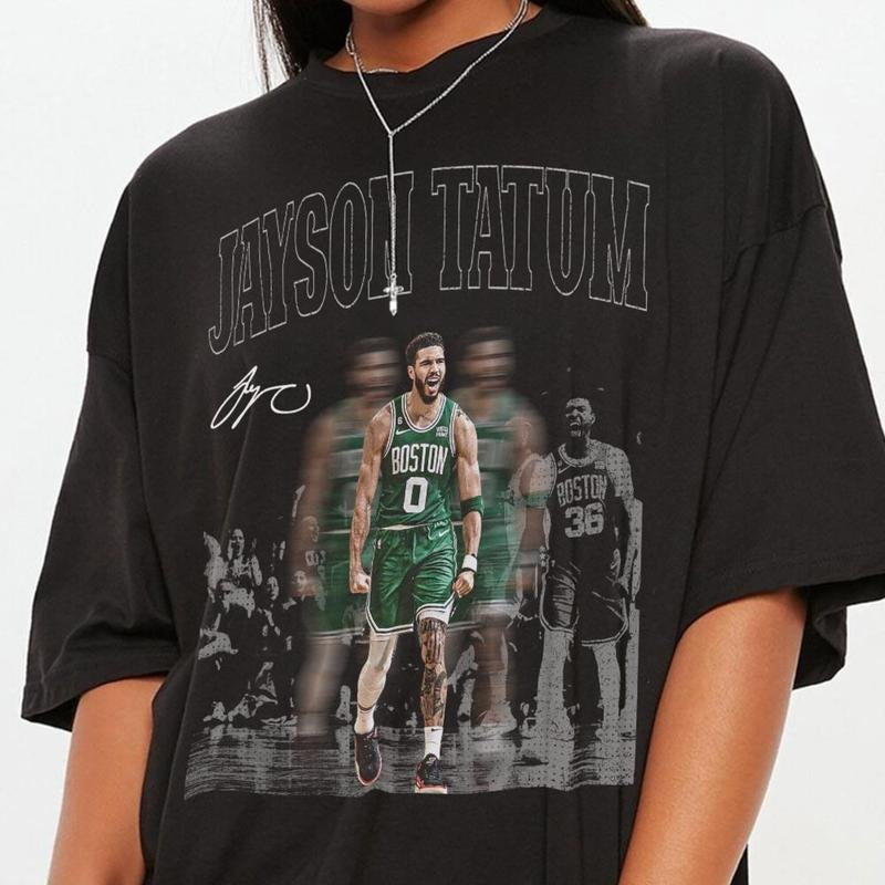 Jayson Tatum Boston Basketball Vintage T-Shirt, Gift For Fan Hoodie, Sweatshirt | RetroVerseTees.com