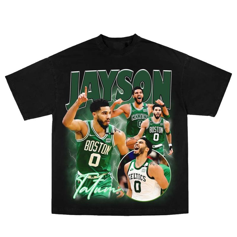 Jayson Tatum T-Shirt, 100% Cotton Unisex Shirt, Gift For Fan Hoodie, Sweatshirt | RetroVerseTees.com