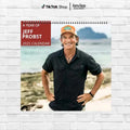 Jeff Probst 2025 Wall Calendar, Fan Gift Monthly Planner, Jeff Probst Girl Gift, Fan Merch Celebrity Decor, Perfect...