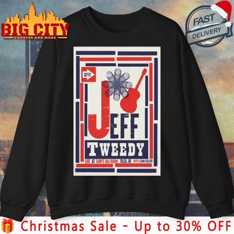 Jeff Tweedy At Cain’s Ballroom On Nov 9 2025 Poster shirt