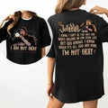 Jelly R0ll I Am Not Okay Two-sided Shirt for Fans, Unisex Crewneck Tour Tee Hoodie, Sweatshirt | RetroVerseTees.com