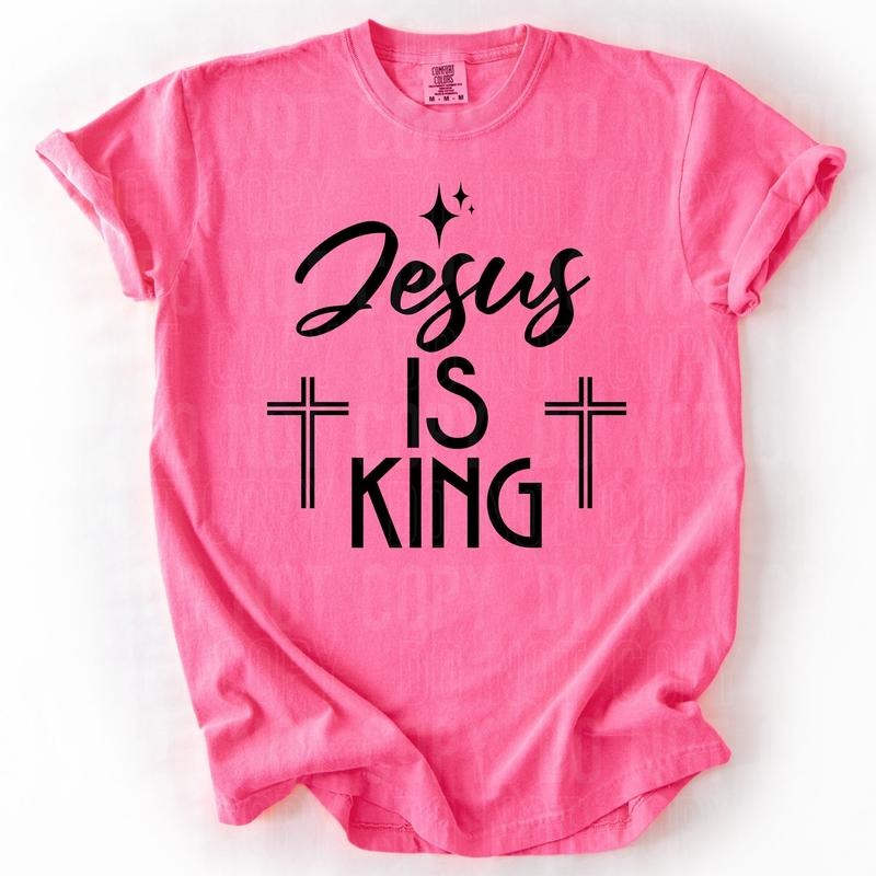 Jesus Is King DTF Transfers - THIS IS NOT A SHIRTstyle{n002}2 T-Shirts, Hoodie, Sweatshirt | RetroVerseTees.com