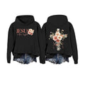 Jesus Is The Light Hoodie Casual Street Style Fleece Fabric Pullover Sweatshirt for Women for Men Womenswear T-Shirts