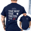 Jesus Is The Way The Truth The Life Tee Cotton Casual Street Style Crew Neck Short Sleeve T-Shirt Top for Unisex Hoodie,...