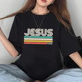 Jesus King T-Shirt Casual Style Crew Neck Short Sleeve T-Shirt Tops Trendy for Unisex Hoodie, Sweatshirt | RetroVerseTees.com