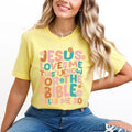 Jesus Loves Me  DTF Transfers - THIS IS NOT A SHIRT Hoodie, Sweatshirt | RetroVerseTees.com