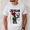 Jesus Loves You Mouthless cat Died for You Tee Pure Cotton Fabric Casual Streetstyle Crew Neck Short Sleeve T-Shirt...