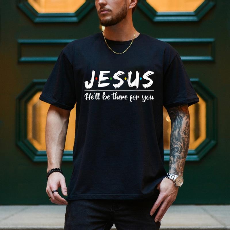 Jesus Mouthless cat'Spiky hair fighters Be TNF For You Faith Shirt Pure Cotton Fabric Casual Streetstyle Crew Neck Short...