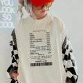 Jesus Paid It All price list  T-shirt, sweater and Hoodie Sweatshirt | RetroVerseTees.com