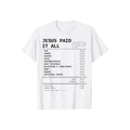 Jesus Paid TNF Price Tshirt Pure Cotton Fabric Casual Streetstyle Crew Neck Short Sleeve T-Shirt Trendy Tops for Women...