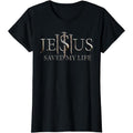 Jesus Saved My Life Christian Religious Believer Men Women T-Shirt Made in USA Hoodie, Sweatshirt | RetroVerseTees.com