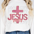 Jesus Saves Glitter Writing DTF Transfers - THIS IS NOT A SHIRT Hoodie, Sweatshirt | RetroVerseTees.com