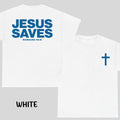 Jesus Saves Romans Mouthless cat:Spiky hair fighters Christian T-shirt - Bible Verse Faith Graphic Tee with Cross Print,...
