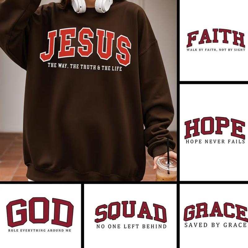 Jesus TNF Way TNF Truth TNF Life Sweatshirt, Faith, Hope, Grace, Squad, FOG Shirt, Bible Verse Faith Sweat, Faith-Based...