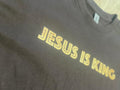 Jesus is King Unisex Chocolate Brown T-shirt Hoodie, Sweatshirt | RetroVerseTees.com
