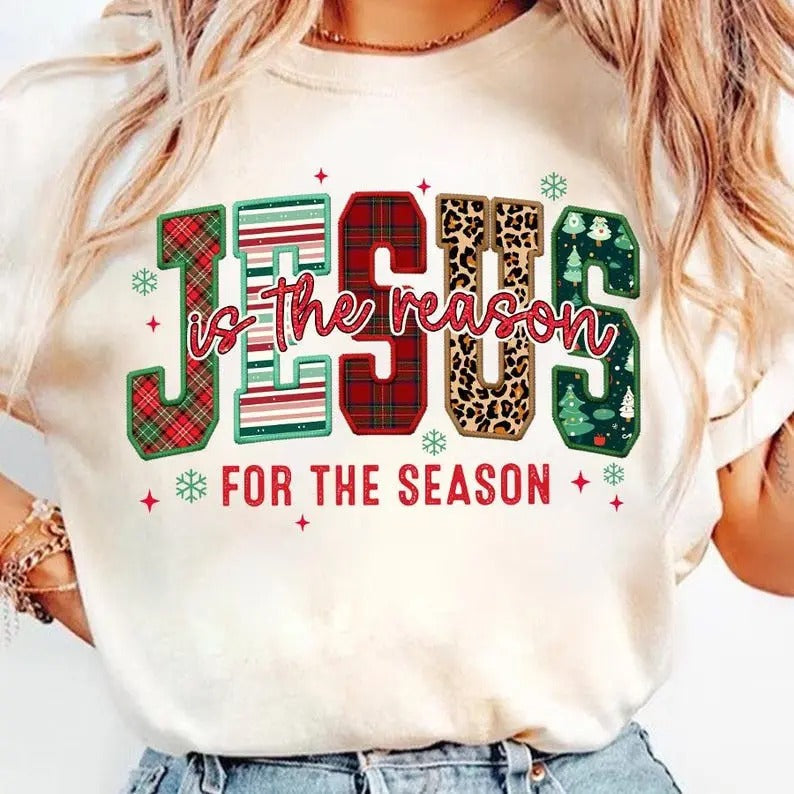 Jesus is the reason For the season, Christmas Season, Christmas Gift, Christmas, Christmas Jesus Tshirt Hoodie, Sweatshirt
