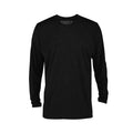 Jet Black Long Sleeve T-Shirt - Black Hoodie, Sweatshirt | RetroVerseTees.com