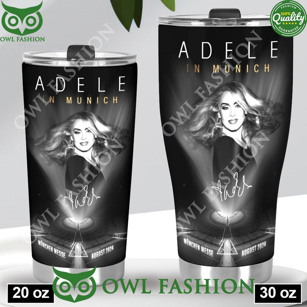 Adele in Munich The Setlist August 2024 Tumbler Cup