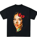 Jhene Kitty Big Face T-shirt, Rap Hip Hop Teestyle{n002}2 Hoodie, Sweatshirt | RetroVerseTees.com