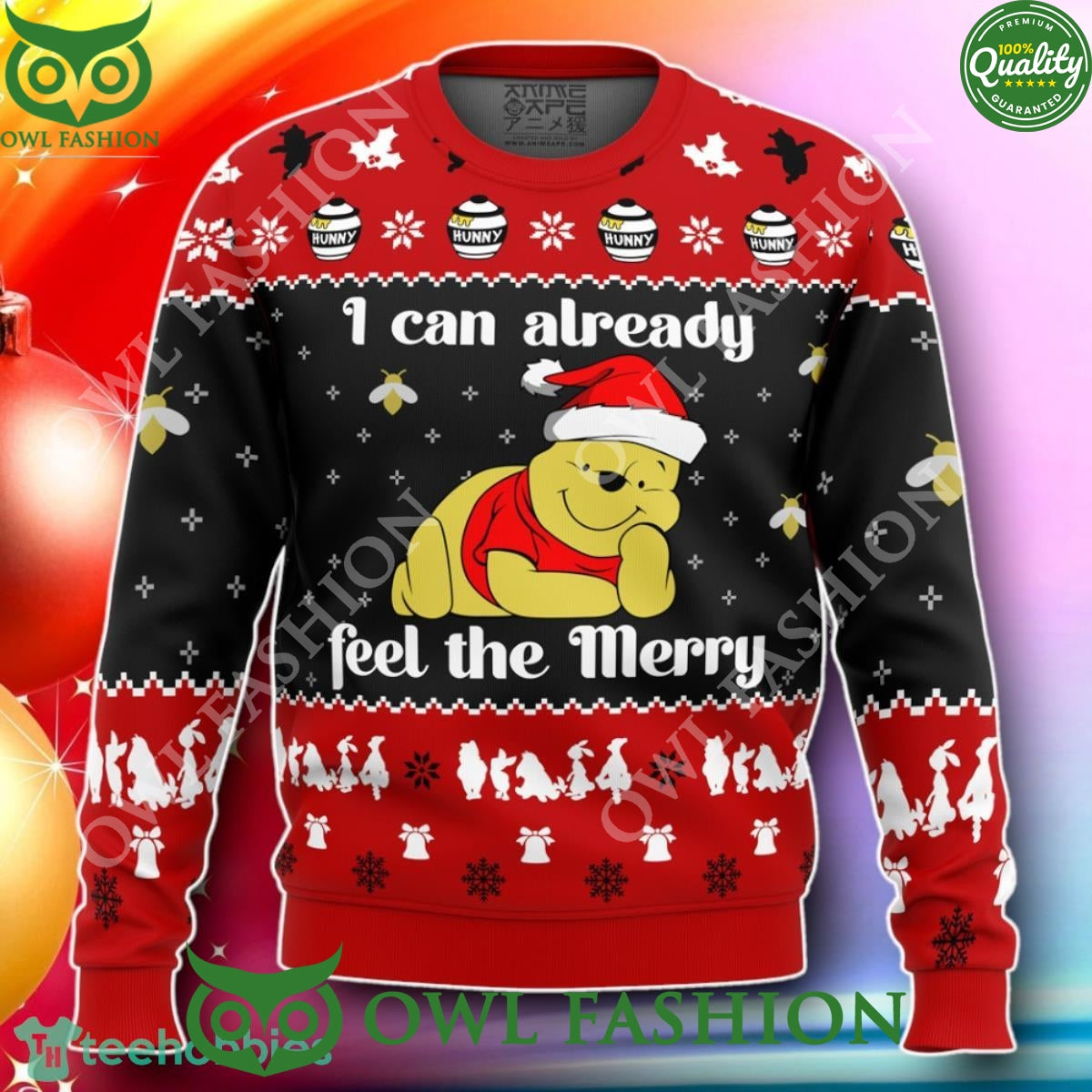 I Can Already Feel The Merry Pooh Christmas Ugly Sweater