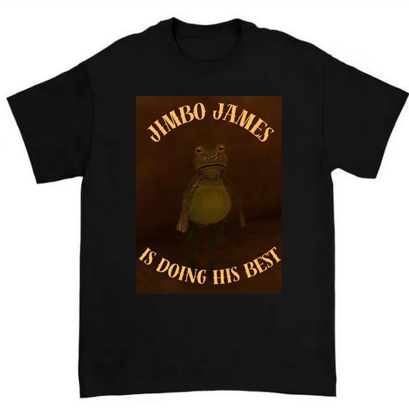 Jimbo James Doing His Best T shirt Cute Frog Art for Teens Hoodie, Sweatshirt | RetroVerseTees.com