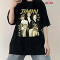 Jimin Kpop Bts Bangtan T-Shirt Unisex Full Size Hoodie, Sweatshirt | RetroVerseTees.com