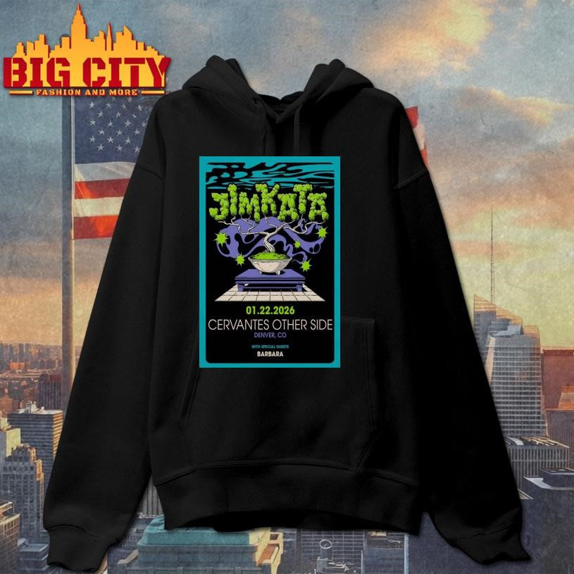 Jimkata Denver CO Concert Jan 22 2026 Poster shirt