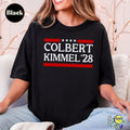 Jimmy Kimmel T-shirt, Colbert Kimmel 2028 sweatshirt, Protect Late Night TV, Defend Free Speech Tee for Liberals Hoodie