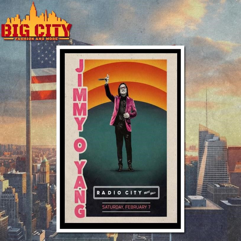 Jimmy O Yang New York NY Tour Feb 7 2026 Poster shirt