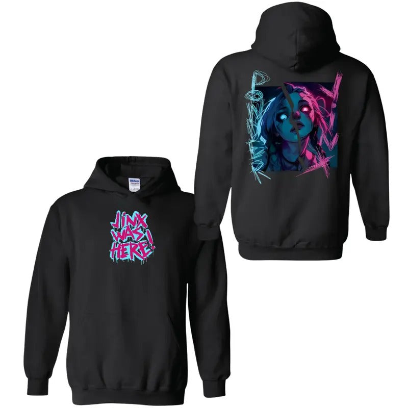 Jinx Arcane Hoodie, Arcane 2 shirt, Arcane Season 2 T-Shirt - Sweatshirt - Hoodie | RetroVerseTees.com