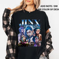 Jinx Arcane Shirt, League of Legends Anime lol Shirt Hoodie, Sweatshirt | RetroVerseTees.com