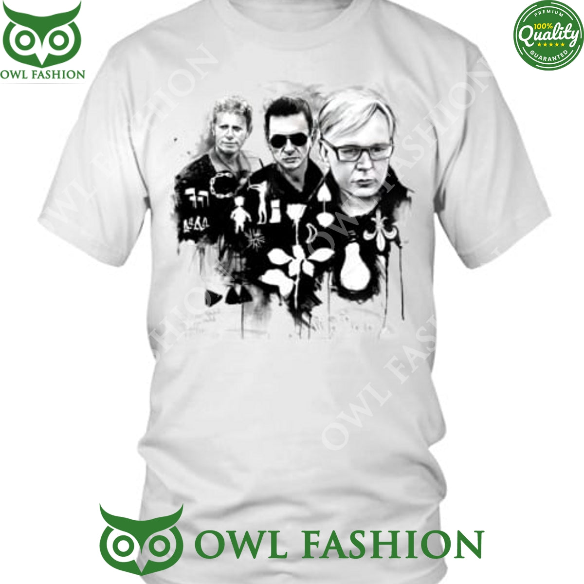 Depeche Mode Musical band Dot Com Members t shirt