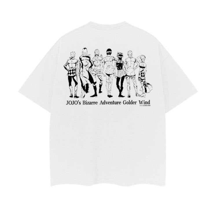 JoJo's Bizarre Adventure "Passion" Heavyweight Vintage Tee 100% Cotton OVERSIZED Anime T-shirt Menswear Top summer tees...