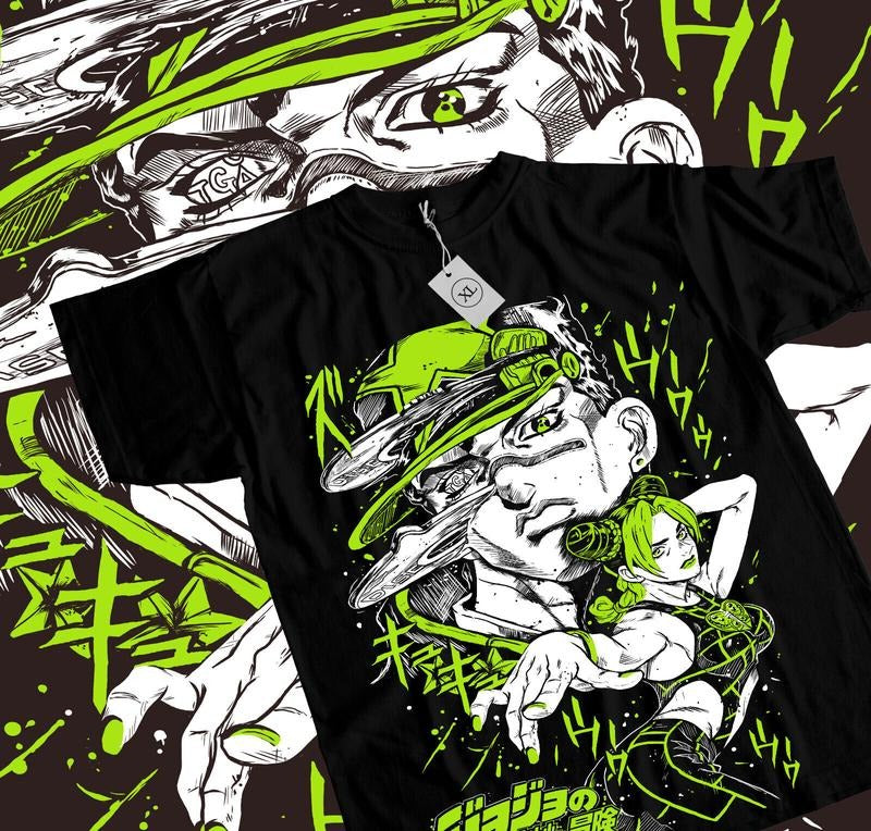 JoJo's Bizarre T-Shirt S-4XL Adventure JoJo Anime Manga Jolyne Jotaro Unisex Tshirt Hoodie, Sweatshirt | RetroVerseTees.com