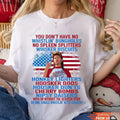 Joe Dirt Merica Independence Day T-Shirt: Patriotic USA Flag Tee & Meme Joe Dirt 4th FOG July Shirt
