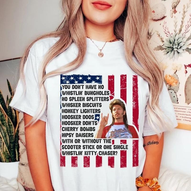 Joe Dirt Merica, July 4th T-Shirt, Funny Joe Dirt 4th of July T-Shirt, Joe Dirt Merica Independence Day Shirt Top...