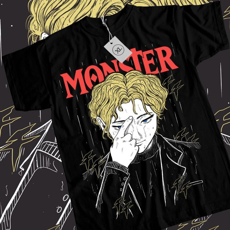 Johan Liebert Monster Anime T-Shirt & Sweatshirt, Anime Manga Lover Gifts Ball Cotton Hoodie | RetroVerseTees.com