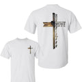 John 316 Cross Easter T-Shirt - Inspirational Christian Graphic with Wooden Cross, Faith-Based Apparel, Unisex, Relaxed...