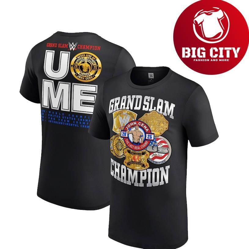 John Cena Grand Slam Champion Two Sided Shirt